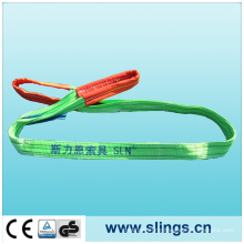 Double Eye 100%Polyester Webbing Sling with Safety Factor 7: 1